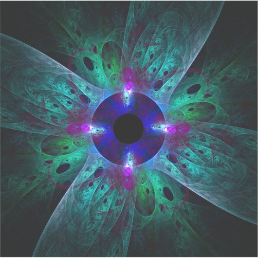 ザアイ抽象芸術 シール (正面)