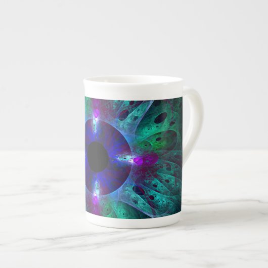 ザアイ抽象芸術 ボーンチャイナマグカップ (正面右)