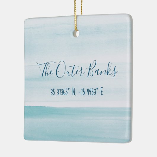 ザアウターバンクスパーソナライズされたオーナメント セラミックオーナメント (左)