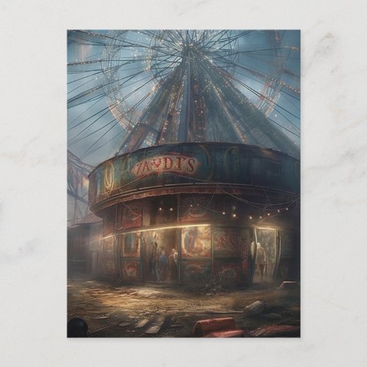 ザアウ幽霊のよく出るドカーニバル ポストカード (正面)