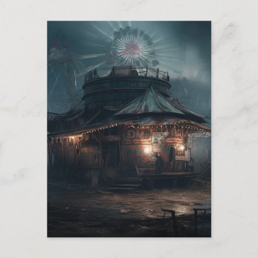 ザアウ幽霊のよく出るドサーカスカーニバル ポストカード (正面)