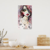 ザアカウンティガールゴシックファンタジー ポスター (キッチン)