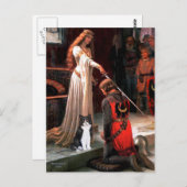 ザアカデイ – 白黒猫 ポストカード (正面/裏面)