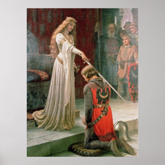 ザアカデ中世ナイトアートプリント ポスター (正面)