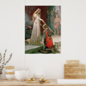 ザアカデ中世ナイトアートプリント ポスター (キッチン)