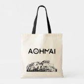 ザアクロポリスオブアテネ&アテネ碑文トート トートバッグ (裏面)