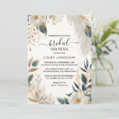 ザアジアン素朴スカイクラウドピーコックブライダルシャワー 招待状 (スタンド正面)