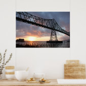 ザアストリア・メグラーブリッジAt Sunset ポスター (キッチン)