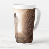 ザアセンション – イエス歩くの光 カフェラテマグ (右アングル)