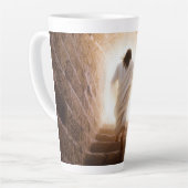 ザアセンション – イエス歩くの光 カフェラテマグ (左アングル)