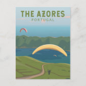ザアゾレスポルトガルトラベルヴィンテージ ポストカード (正面)