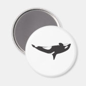 ザアップサイドダウンクジラ マグネット (正面/裏面)