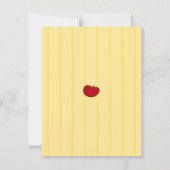 ザアップルベイケット 招待状 (裏面)