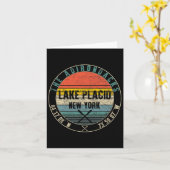 ザアディロンダックスレイクプラシドニューヨークスキースノーボ カード (黄色い花)