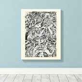 ザアデプト、ブライアン・ベンソン キャンバスプリント (インサイチュ (ウッドフロア))