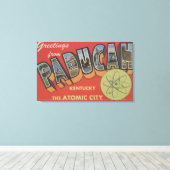 ザアトミック・シティ – ラージ・レター・シーン キャンバスプリント (インサイチュ (ウッドフロア))