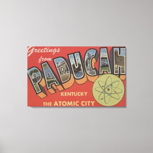 ザアトミック・シティ – ラージ・レター・シーン キャンバスプリント (正面)