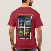 ザアトランティス無料金ゴールドシリーズのロゴ2 Tシャツ (裏面)