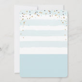 ザアドベンチャーがベビーシャワー招待状を開始 招待状 (裏面)