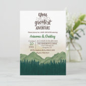 ザアドベンチャーがベビーシャワー招待状を開始 招待状 (スタンド正面)