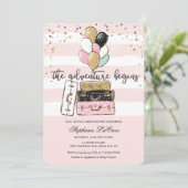 ザアドベンチャーがベビーシャワー招待状を開始 招待状 (スタンド正面)