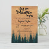 ザアドベンチャーがベビーシャワー招待状を開始 招待状 (スタンド正面)