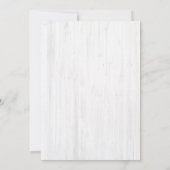 ザアドベンチャーがベビーシャワー招待状を開始 招待状 (裏面)