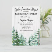 ザアドベンチャーが引退パーティの招待状 招待状 (スタンド正面)