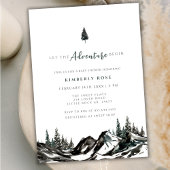 ザアドベンチャースタート山林ベビーシャワー 招待状