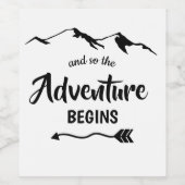 ザアドベンチャーベスターズトレンディー ワインラベル (シングルラベル)