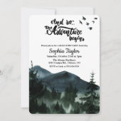 ザアドベンチャー卒業式パーティー招待状 招待状 (正面)