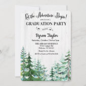 ザアドベンチャー卒業式パーティー招待状 招待状 (正面)