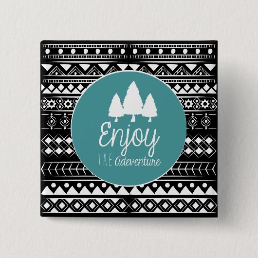 ザアドベンチャー楽しむボホ 缶バッジ (正面)