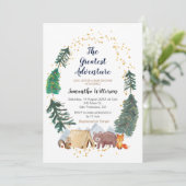 ザアドベンチャー素晴らしフォレストベビーシャワー 招待状 (スタンド正面)