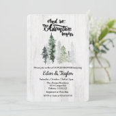 ザアドベンチャー開始カップルズシャワー招待状 招待状 (スタンド正面)