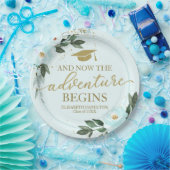 ザアドベンチャー開始金ゴールドティール（緑がかった色）フローラグラードパーティー ペーパープレート (パーティー)