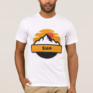 ザアドベンチャーTシャツデザイン太陽 Tシャツ