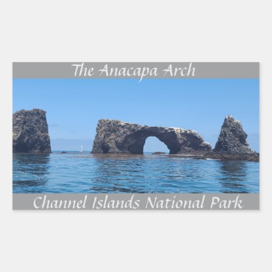 ザアナカパアーチ 長方形シール (正面)