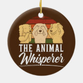 ザアニマルウィスパーラー獣医 セラミックオーナメント (裏面)