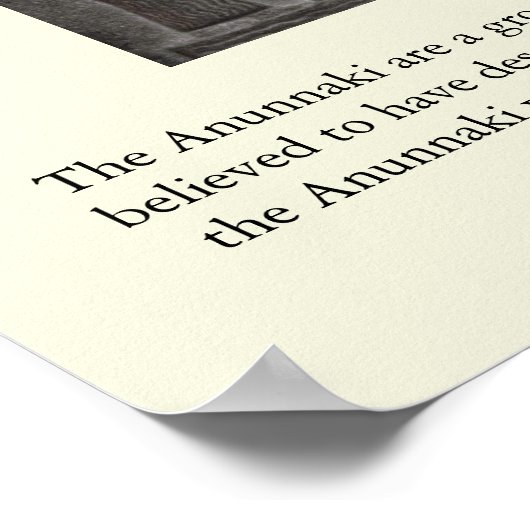 ザアヌンナキ ポスター (角)