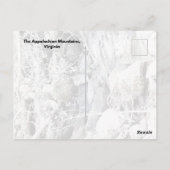 ザアパラチア山脈（バージニア） ポストカード (裏面)