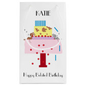 ザアフタヌーン昼寝 – 遅れた誕生日 スモールペーパーバッグ (裏面)