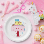ザアフタヌーン昼寝 – 遅れた誕生日 ペーパープレート (パーティー)