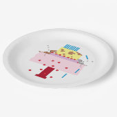 ザアフタヌーン昼寝 – 遅れた誕生日 ペーパープレート (アングル)