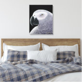 ザアフリカングレーパロットキャンバスプリント キャンバスプリント (インサイチュ (寝室))