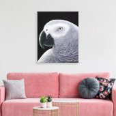 ザアフリカングレーパロットキャンバスプリント キャンバスプリント (インサイチュ (リビング))