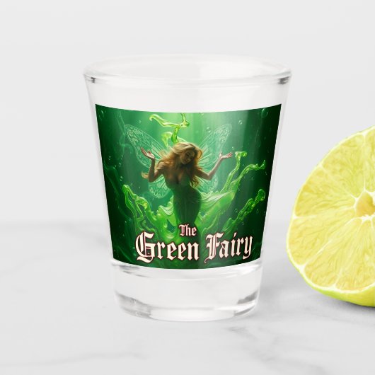 ザアブシンザグリーンの妖精 ショットグラス (正面)