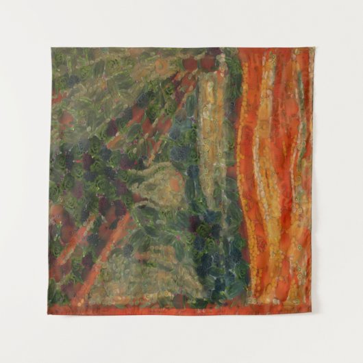 ザアボカドスクリームファインアートビーガンスポフ タペストリー (正面(横))