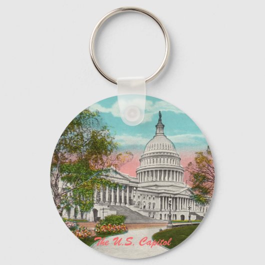 ザアメリカキャピトルヴィンテージキーチェーン キーホルダー (正面)