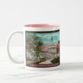 ザアメリカキャピトルヴィンテージコーヒーマグ ツートーンマグカップ (左)